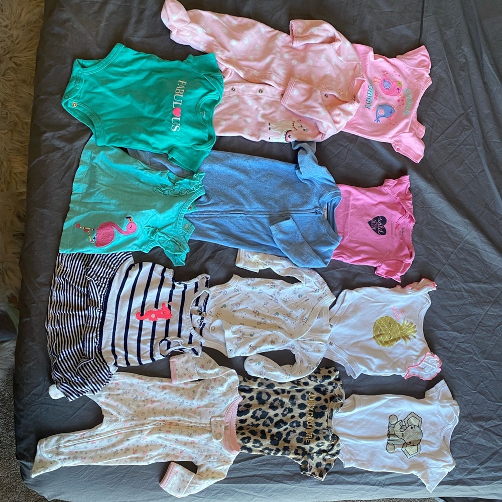 0-3 & 3 month clothing